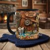 Fishing Camp Coffee Accent Mug - Personalized Gifts For Fishing Lovers 03pata090126