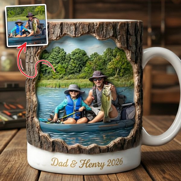 Fishing Coffee Mug Custom Photo Gifts For Fishing Lovers 03HULU311225