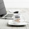 Fist Bump First Dad Now Grandpa Personalized Mug