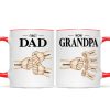 Fist Bump First Dad Now Grandpa Personalized Mug