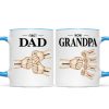 Fist Bump First Dad Now Grandpa Personalized Mug