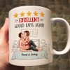 Five - Star Sexy Couple Kissing On Bed Personalized Mug