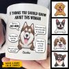 Five Things You Should Know About Her - Gift For Dog Mom, Personalized Mug