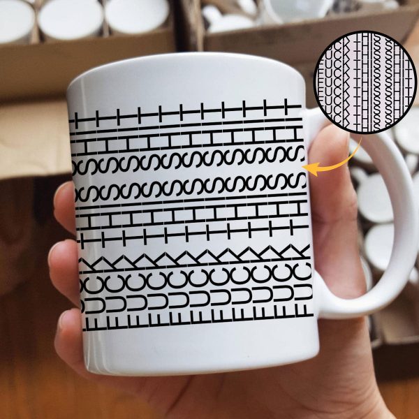 FK This Sht Funny Mug 11oz, Hidden Funny Message Mug, Father's Day Gift for Dad, Gift for Colleagues