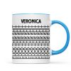 FK This Sht Funny Personalized Mug 11oz, Hidden Funny Message Mug, Father's Day Gift for Dad, Gift for Colleagues, Custom Name