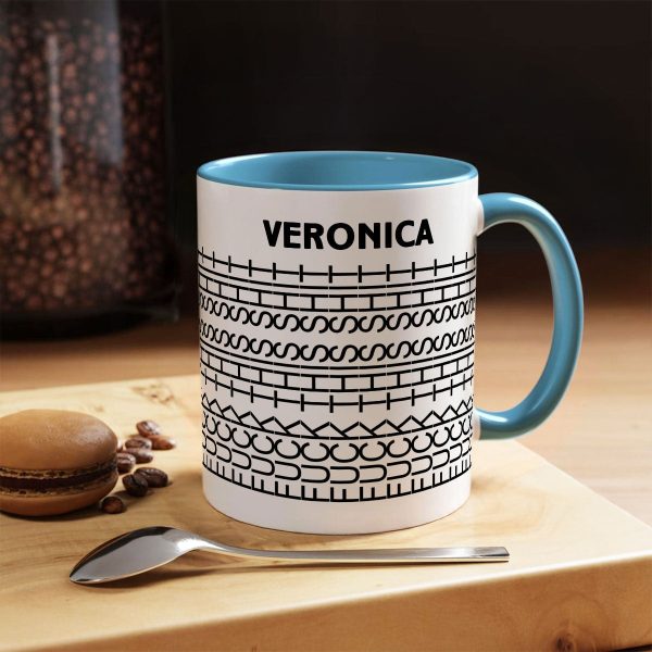 FK This Sht Funny Personalized Mug 11oz, Hidden Funny Message Mug, Father's Day Gift for Dad, Gift for Colleagues, Custom Name