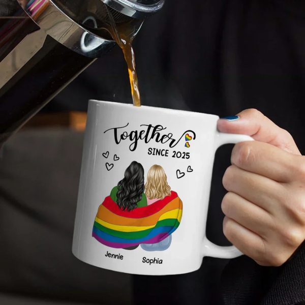 Flag Together Since - Personalized Mug