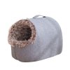 Fleece-Lined Cat Bed