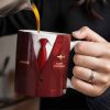 Flight Attendant Style Professional Suit Mug - Personalized Custom Coffee Mug - FAM372_MG