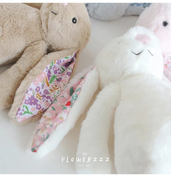 Floral Bunny Plush Toy 30cm