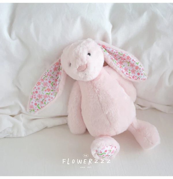 Floral Bunny Plush Toy 30cm