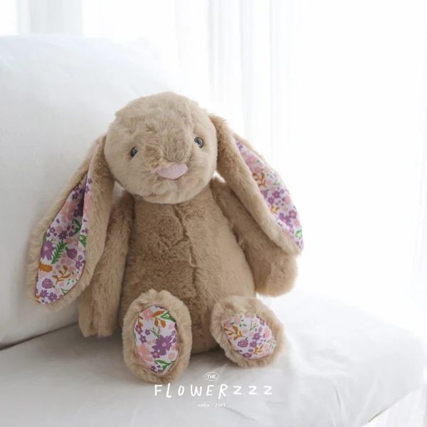 Floral Bunny Plush Toy 30cm