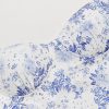 Floral Print Bustier Strap With Pocket Midi Dress