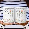 Floral Style Sisters Are Different Flowers From The Same Garden - Personalized Mug