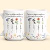 Floral Style Sisters Are Different Flowers From The Same Garden - Personalized Mug