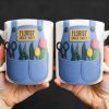 Florist Scissors Tulip And Other Flowers Design - Personalized Custom Coffee Mug - GARD020_MG