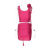 Flower Frill Applique Top and Bodycon Mini Skirt Set