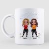 Flower Under Sky Doll Besties Best Friends Sisters Personalized Mug