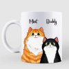 Fluffy Cat Hair In Here Personalized Coffee Mug