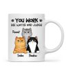 Fluffy Cats Will Watch And Judge Funny Gift For Cat Lovers Personalized Mug