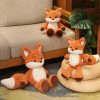 Fluffy Fox Plush Toy 35cm 50cm
