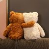 Fluffy Heart Nose Bear Plush Toy - Soft & Cuddly Gift for Kids