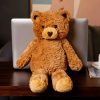Fluffy Heart Nose Bear Plush Toy - Soft & Cuddly Gift for Kids