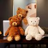 Fluffy Heart Nose Bear Plush Toy - Soft & Cuddly Gift for Kids