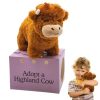 Fluffy Highland Cow Plush Toy - Adorable 7.87 Stuffed Animal Gift
