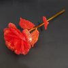 Foil Plated Rose Gold Rose Artificial Flowers Gift Set