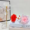 Foil Plated Rose Gold Rose Artificial Flowers Gift Set