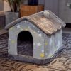 Foldable Dog House Kennel Bed