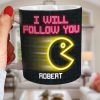 Follow You Wherever You May Go, Personalized Coffee Mug, Couple Playing Game, Gift For Her, 04htqn270623