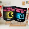 Follow You Wherever You May Go, Personalized Coffee Mug, Couple Playing Game, Gift For Her, 04htqn270623