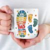 Following In Your Footsteps - Family Personalized Custom 3D Inflated Effect Printed Mug - Father's Day, Gift For Dad, Grandpa