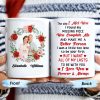 Forever And Always Love Promise With Roses - Personalized Custom Coffee Mug - CPL091_MG