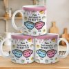 Forever Connected, Always Loved - Family Personalized Custom 3D Inflated Effect Printed Mug - Gift For Mom, Daughter