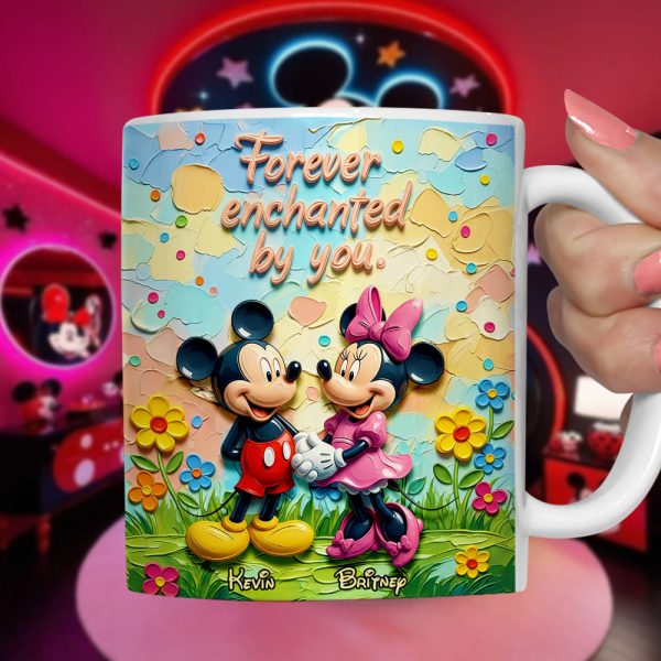 Forever Enchanted Mug Personalized Gifts For Couple 02OHDT180625