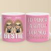 Forever Grateful For Your Friendship - Bestie Personalized Custom Mug - Gift For Best Friends, BFF, Sisters