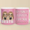 Forever Grateful For Your Friendship - Bestie Personalized Custom Mug - Gift For Best Friends, BFF, Sisters
