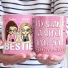Forever Grateful For Your Friendship - Bestie Personalized Custom Mug - Gift For Best Friends, BFF, Sisters