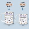 Forever Linked, Heart To Heart - Family Personalized Custom 3D Inflated Effect Printed Mug - Gift For Mom, Daughter