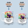 Forever My Baby, Always My Friend - Family Personalized Custom Mug - Mother's Day, Gift For Mom, Daughter