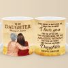 Forever My Precious Daughter - Family Personalized Custom Mug - Gift For Mom, Daughter