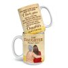 Forever My Precious Daughter - Family Personalized Custom Mug - Gift For Mom, Daughter