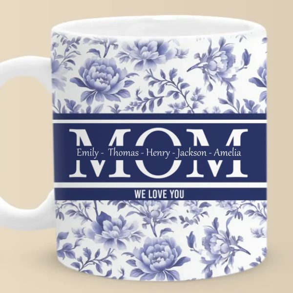 Forever Our Mom, Forever Our Love - Family Personalized Custom Mug - Mother's Day, Gift For Mom, Grandma
