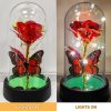 Forever Rose LED in Glass Dome – Romantic Gift for Mom or Wife
