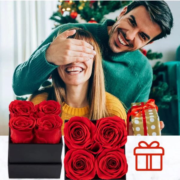 Forever Roses in a Box – Mother's Day & Birthday Gift