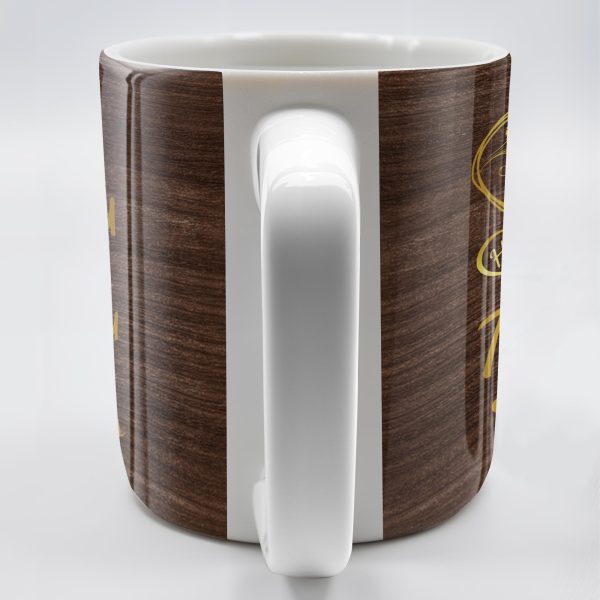 Forever Yours Romantic Heart Quote - Personalized Custom Coffee Mug - CPL152_MG