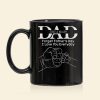 Forget Father's Day I Love You Everyday, Personalized Mug, Father's Day Gift, Gift For Dad/Grandpa/Uncle